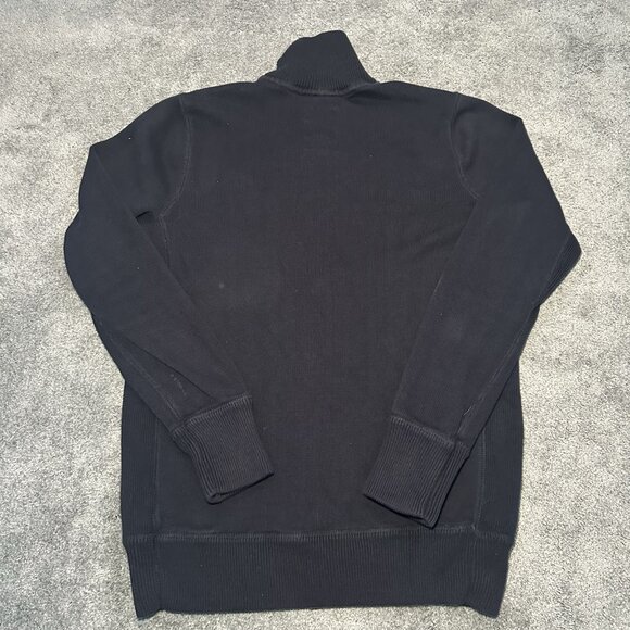 Vintage G-Star Raw Orlando Vest Knit Full Zip Sweater Mens XL Big Logo Black - Picture 7 of 10